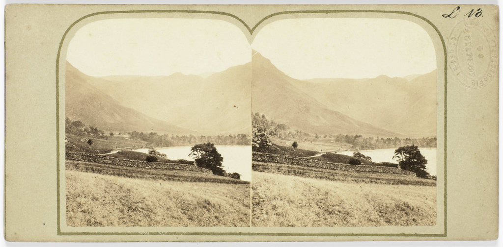 Detail of Mountains at head of Buttermere by The London Stereoscopic Company