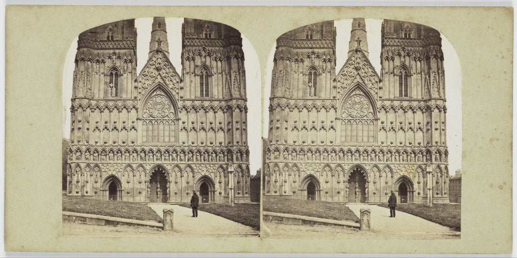 Detail of England Western Front, Litchfield Cathedral by Anonymous