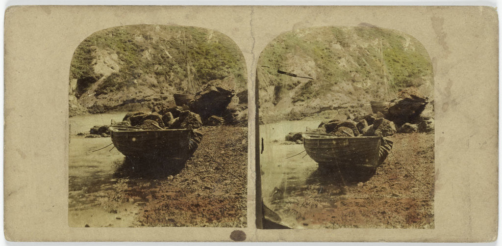 Detail of England, boats on beach UK by Anonymous