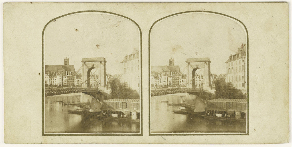 Detail of Pont Louis Philippe Paris, France by Anonymous