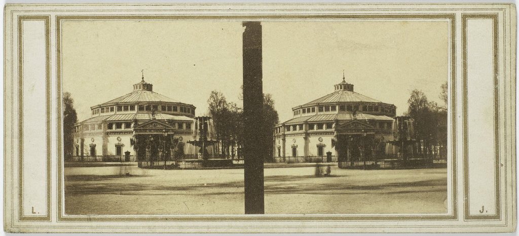 Detail of Cirque d'été, Champs Elysées, Paris, France by Léon Pierre Jouvin