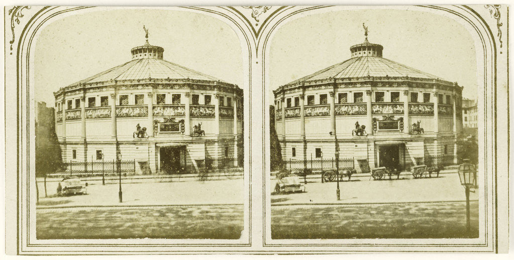 Detail of Cirque d'hiver, Boulevard des Filles-du-Calvaire, Paris, France by Anonymous