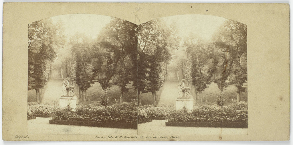 Detail of Jardins Reserves, Rond-point du Centaure, France by Henri Tournier