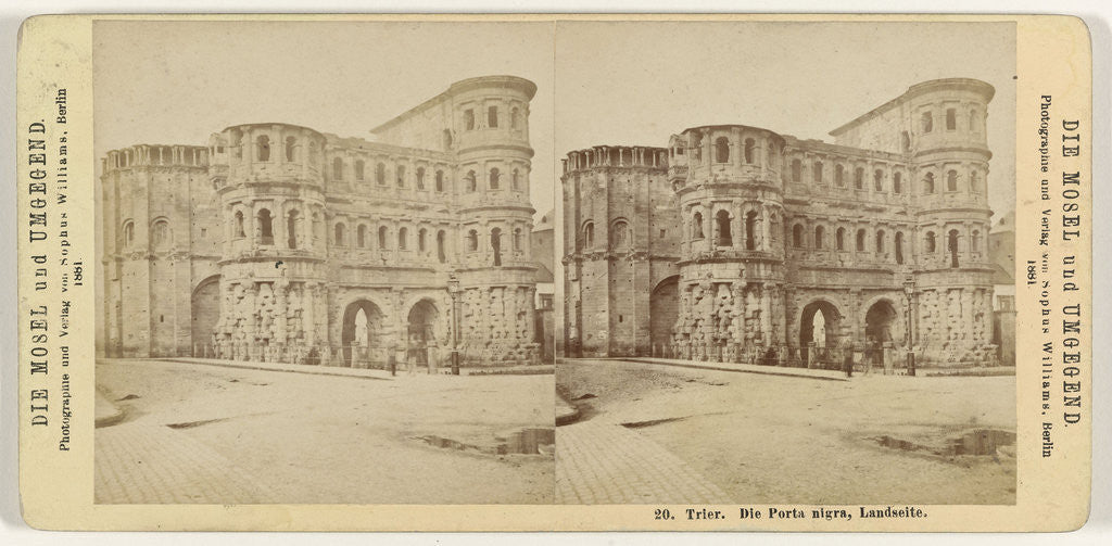 Detail of Trier Porta Nigra, Germany by Sophus Williams