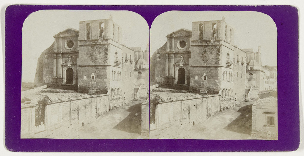 Detail of Cathedrale de Girgenti Italy by Jean Montaigu Andrieu