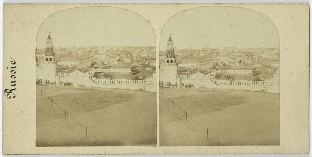 Detail of Moscow panorama taken from the Kremlin, Russia, Alexis Gaudin by Anonymous