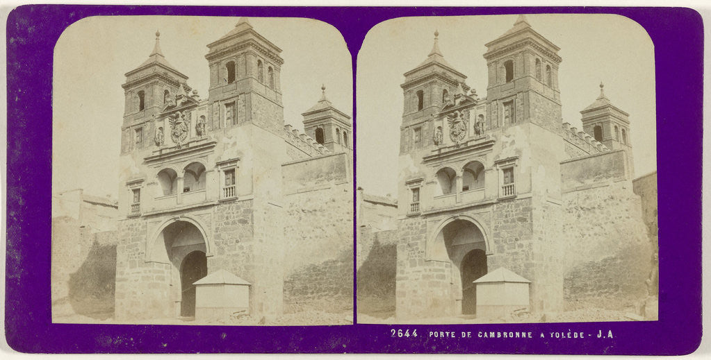 Detail of Porte de Cambronne Toledo, Spain by Jean Montaigue Andrieu