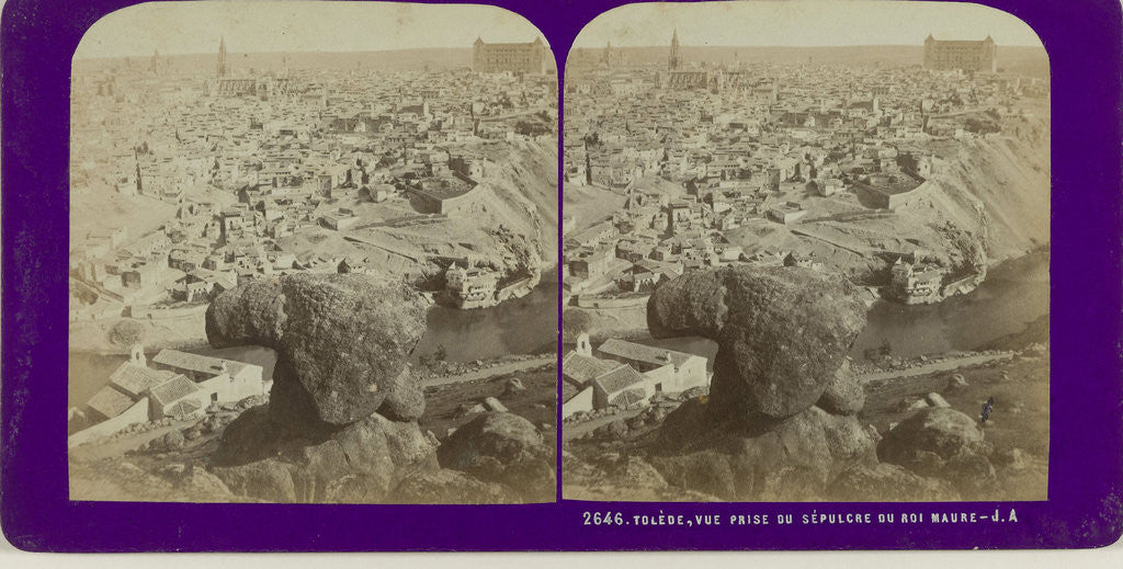 Detail of Toledo, Spain by Jean Montaigue Andrieu