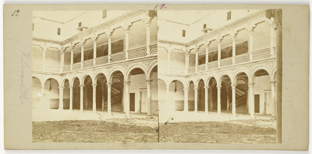 Detail of Alcada, Patio del Palacio Episcopal, Spain by J. Laurent