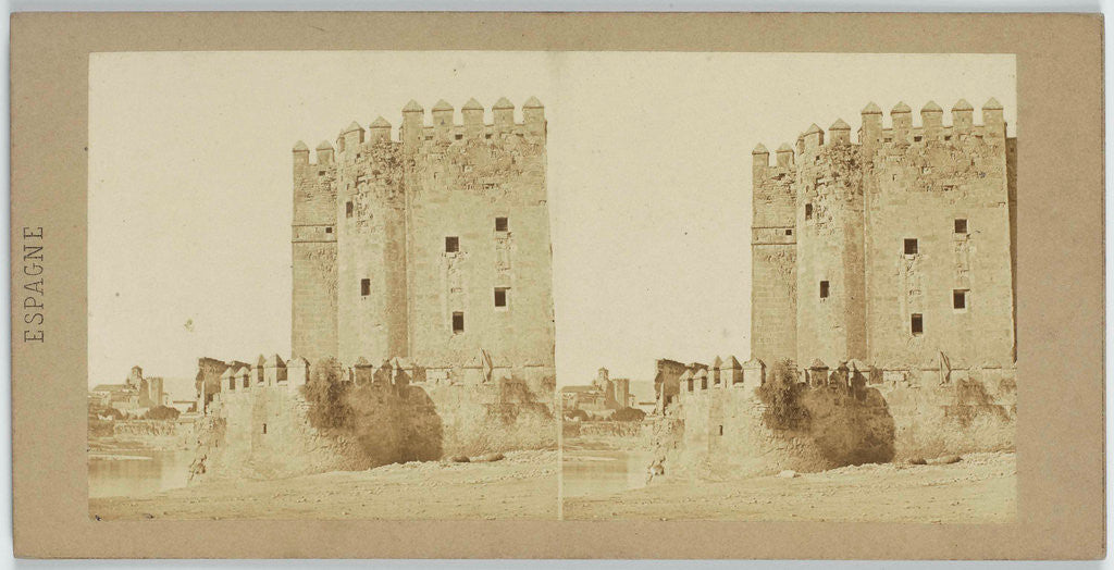 Detail of Moorish tower at the Cordoba Bridge Entree Spain by Anonymous