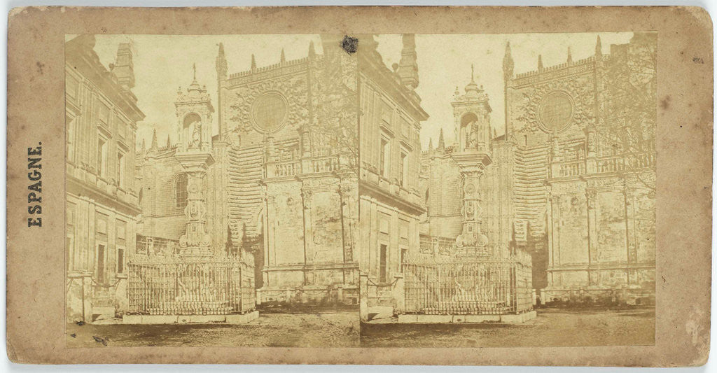 Detail of Cathedral Square, Seville, Spain by Anonymous