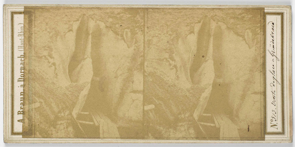 Detail of Vonte ice in Grindelwald, Switzerland by Adolphe Braun