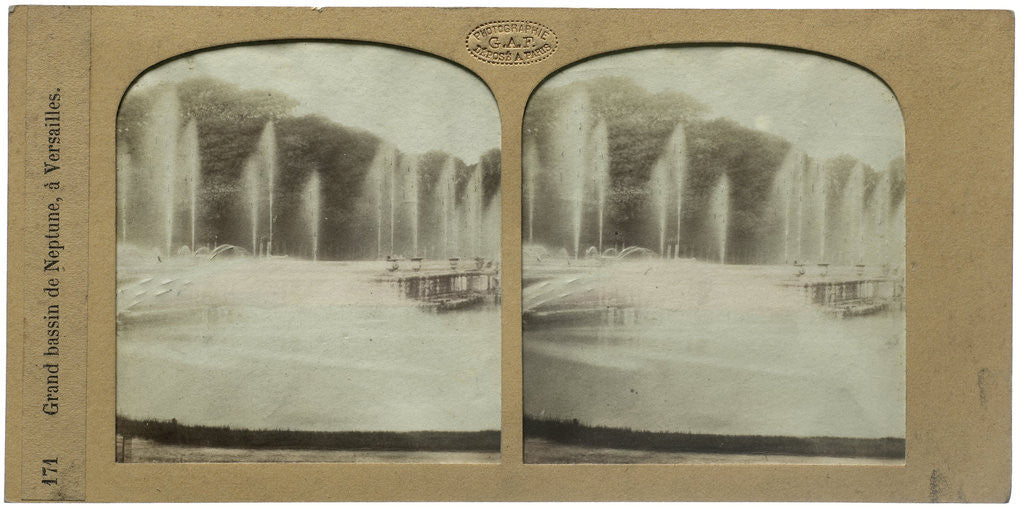 Detail of Grand Bassin de Neptune, Versailles France by Florent Grau