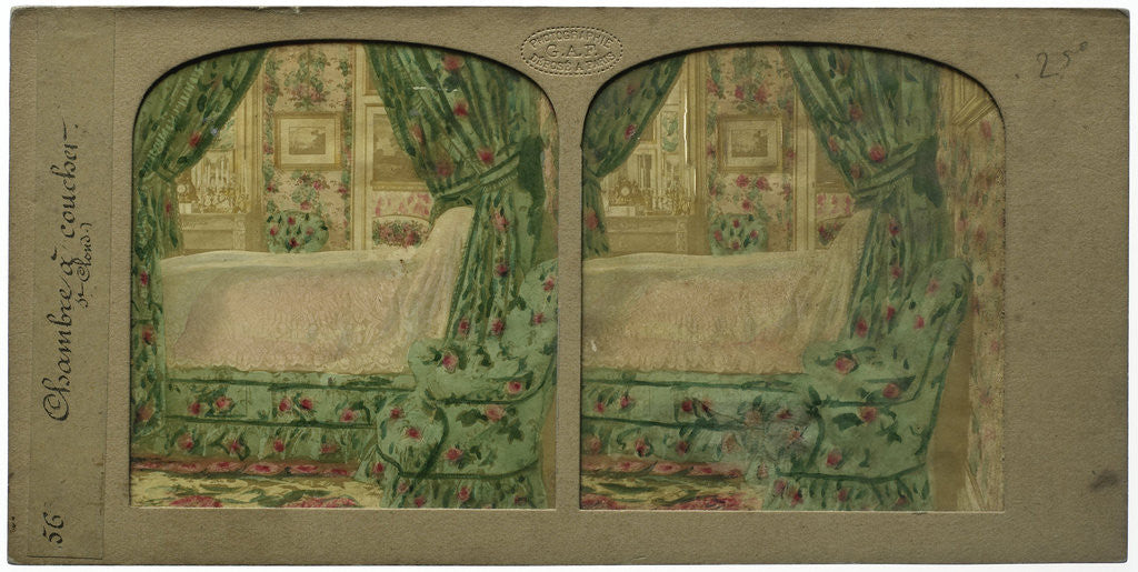 Detail of Bedroom Château de Saint-Cloud Palace in Saint-Cloud, France, Florent Grau by Nolet & Zoon