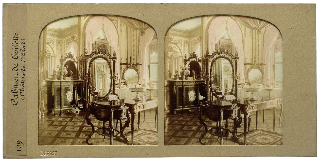 Detail of Cabinet de Toilette Château de Saint-Cloud Palace in Saint-Cloud, France by Florent Grau