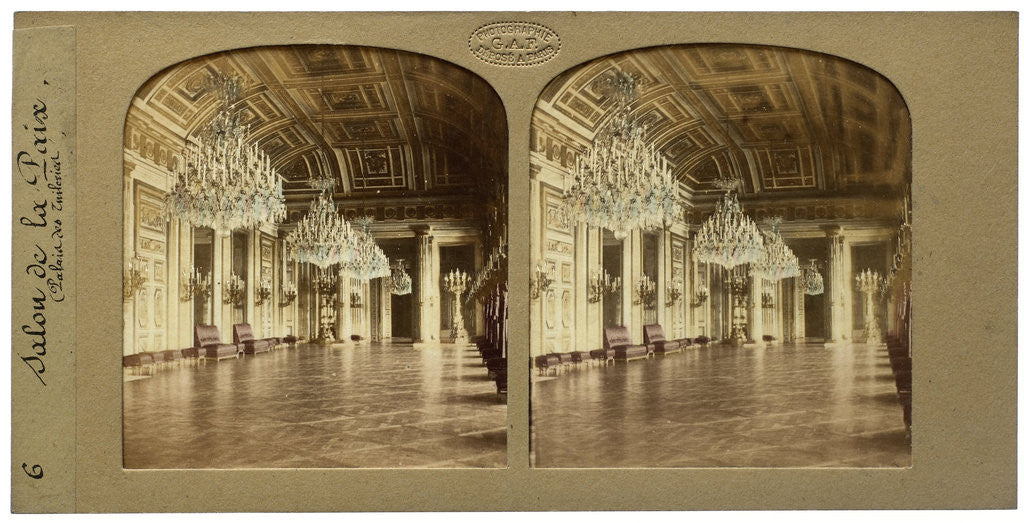 Detail of Salon of Peace Tuileries Palace Paris France by Florent Grau