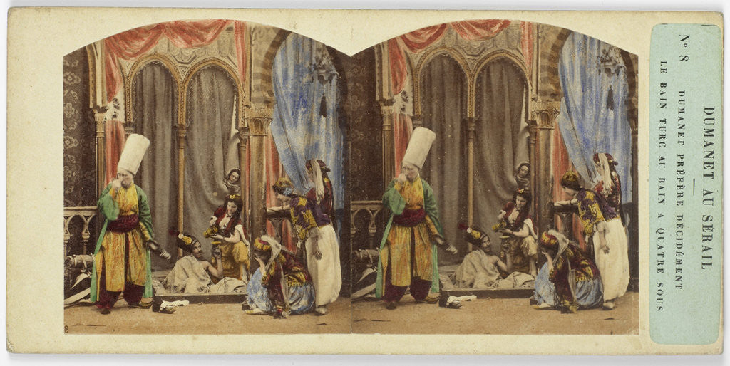 Detail of Dumanet prefer decidedly Turkish bath and not the Bain a Quatre Sous by Henri Tournier