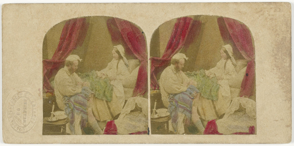 Detail of Three O'Clock in the Morning. Trois heures du matin by The London Stereoscopic Company