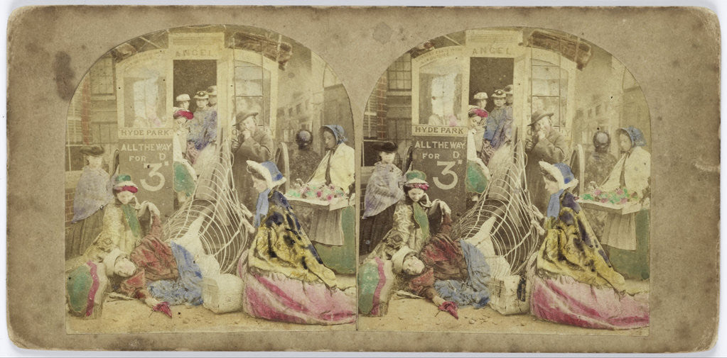 Detail of Crinoline Difficulties by Anonymous