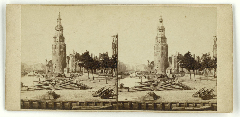 Detail of Montelbaanstoren Amsterdam by Pieter Oosterhuis