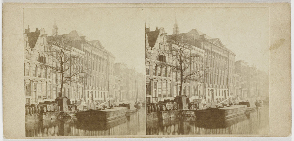 Detail of Trippenhuis Kloveniersburgwal Amsterdam by Pieter Oosterhuis