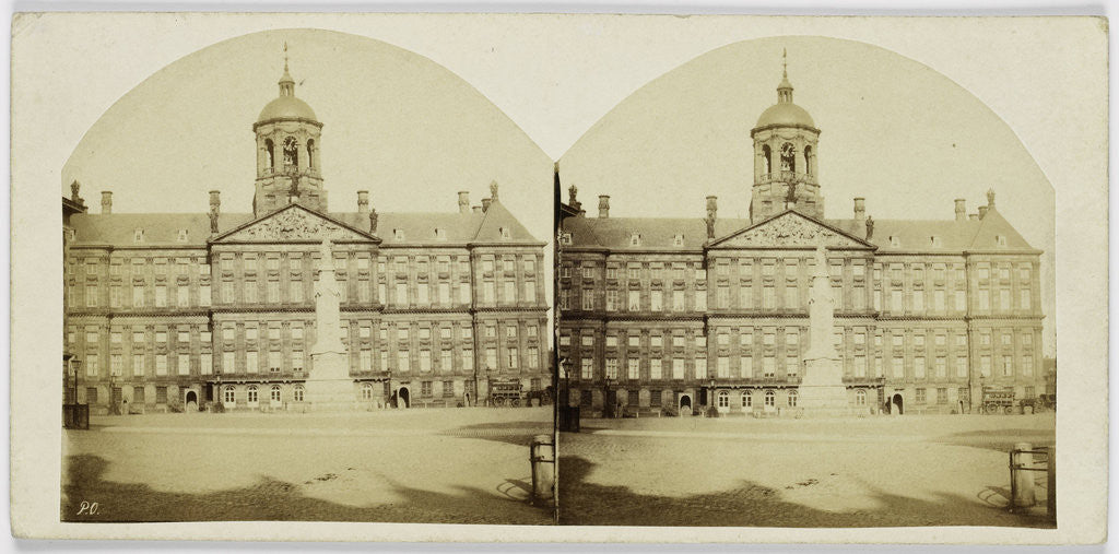 Detail of Palace in Amsterdam by Andries Jager