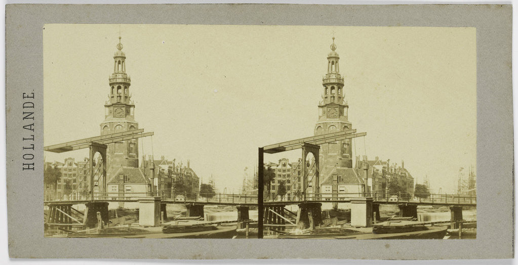 Detail of A tower and a drawbridge by Henri Plaut