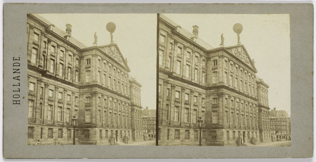 Detail of posterior Facade of the King's Palace in Amsterdam by Henri Plaut
