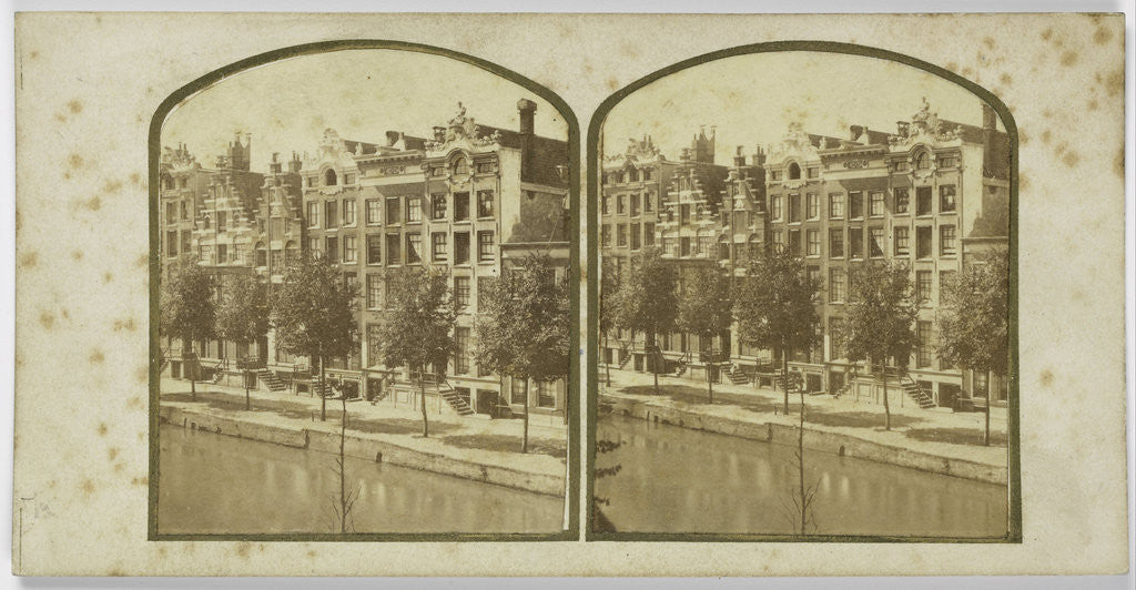 Detail of Amsterdam, The Netherlands, Singel at Korsjespoortsteeg by Anonymous