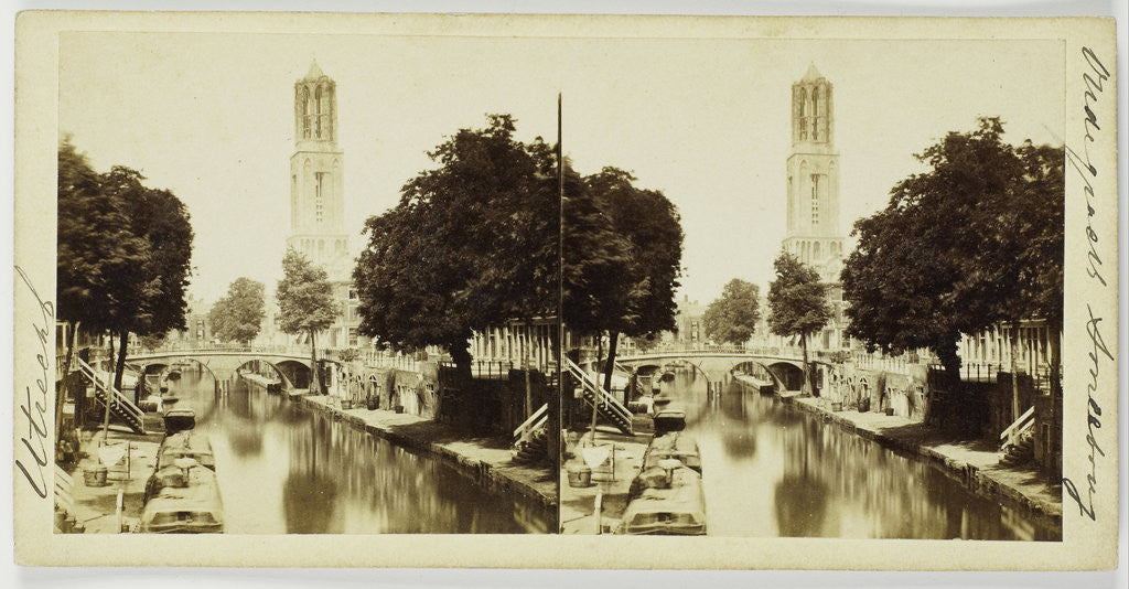 Detail of Utrecht. Oudegr. Smeebrug by Pieter Oosterhuis