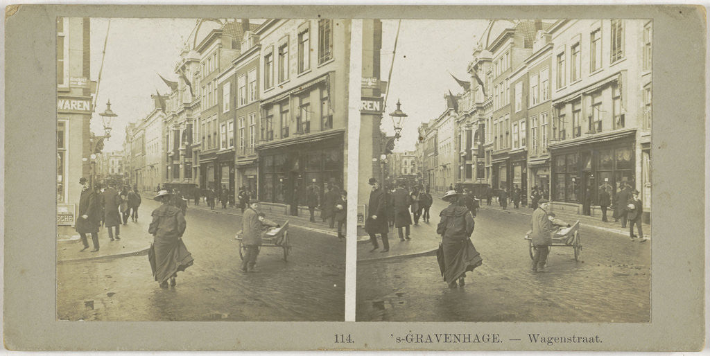 Detail of s Gravenhage Wagenstraat by Anonymous