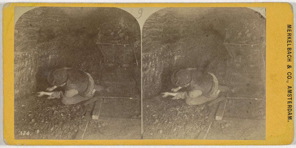 Detail of Miner by Johannes W. Merkelbach & Co