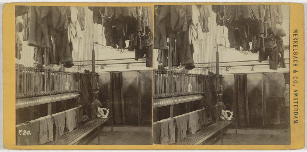 Detail of The Washing of the local miners by Johannes W. Merkelbach & Co