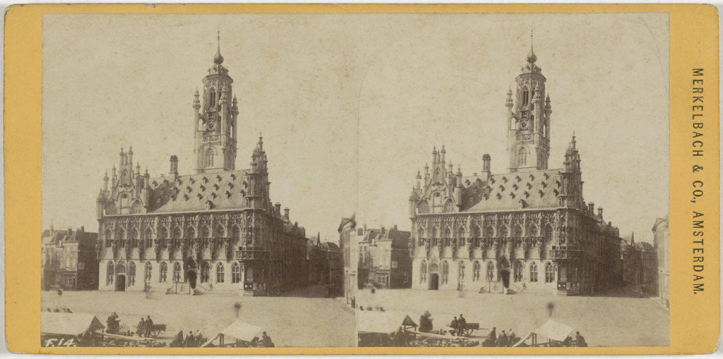Detail of City Hall in Middelburg by Johannes W. Merkelbach & Co