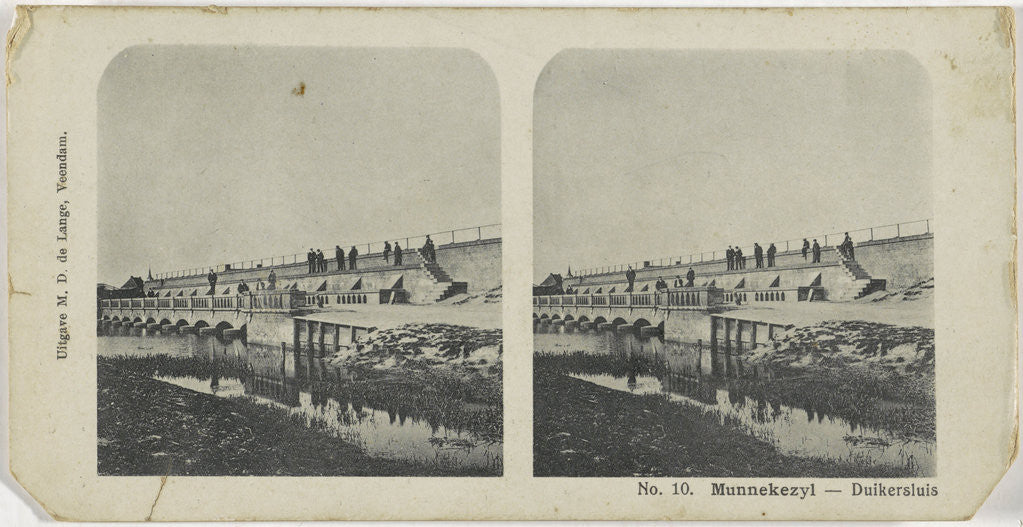 Detail of Munnekezijl Duikersluis by M.D. de Lange