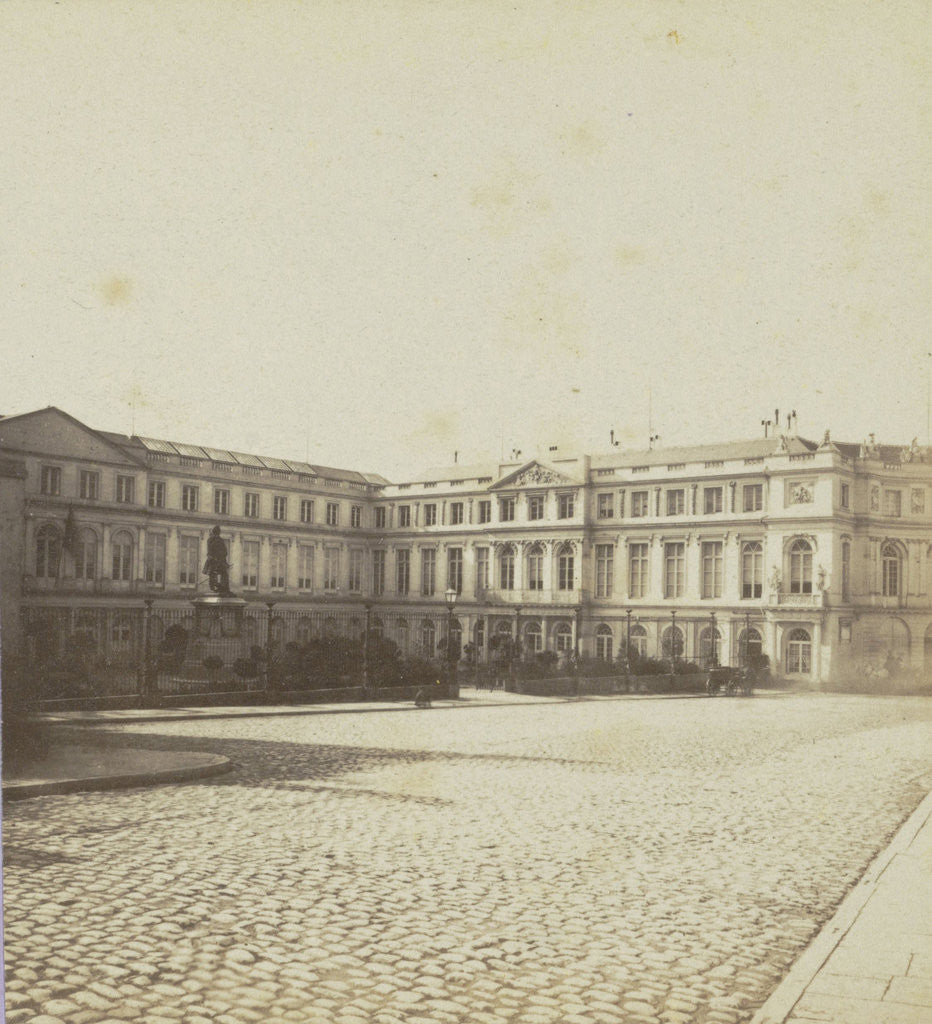 Detail of Brussels, The Museum and the Palace of Industry by Jules Queval