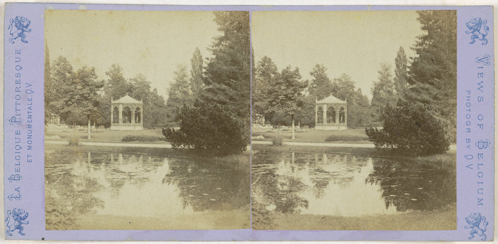 Detail of Mechelen Malines, The Botanical Garden by Jules Queval