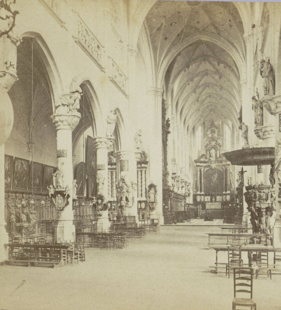 Detail of Antwerp Anvers Antwerpen, Church of St. Paul, shooting in the organ by Jules Queval