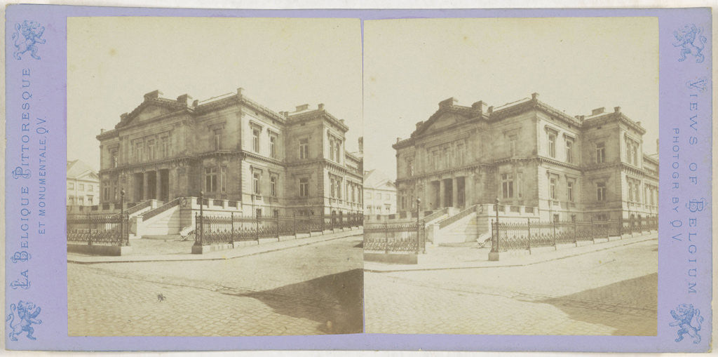 Detail of Spa, The new establishment baths by Jules Queval