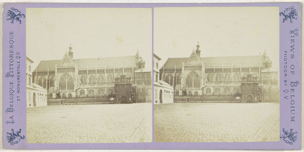 Detail of Liege, External view of the Eglise Saint-Jacques, Belgium by Jules Queval