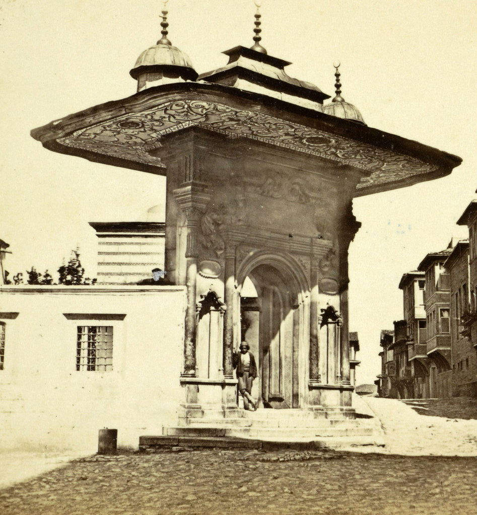 Detail of A gate of St. Sophia, Constantinople by Charles Gerard