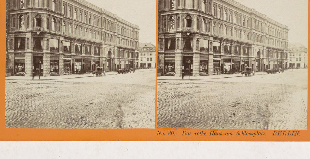 Detail of Rothe Haus am Schlossplatz Berlin Germany by Johann Friedrich Stiehm