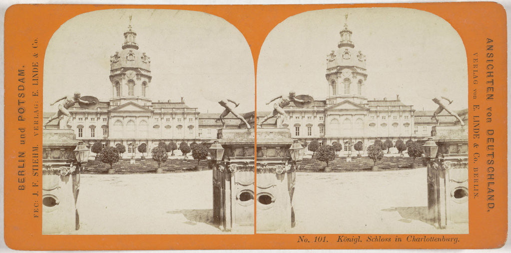 Detail of Königl. Schloss Charlottenburg, Germany by Johann Friedrich Stiehm