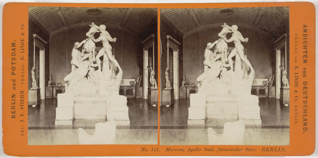 Detail of Museum, Apollo Saal, farnesischer Taurus Berlin, Germany by Johann Friedrich Stiehm