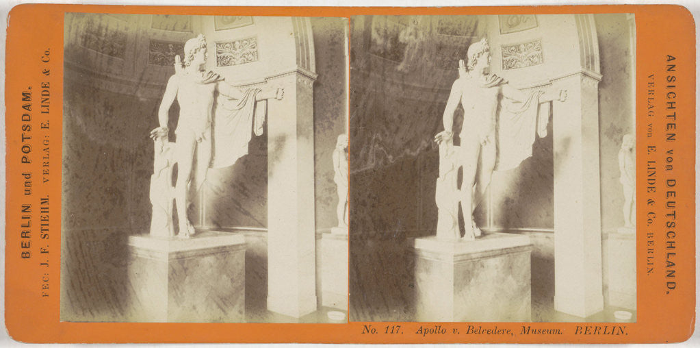 Detail of Apollo v. Belvedere Museum Berlin, Germany by Johann Friedrich Stiehm