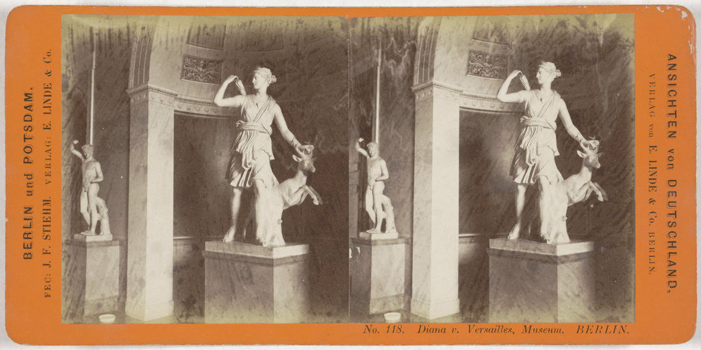 Detail of Diana v. Versailles France Museum Berlin, Germany by Johann Friedrich Stiehm