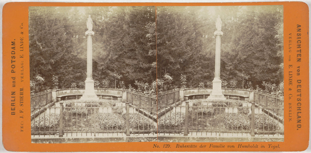 Detail of Ruhestatte der Familie von Humboldt in Tile, Germany by Johann Friedrich Stiehm