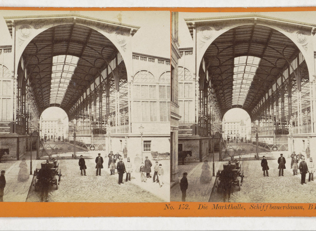 Detail of The Market Hall, Schiffbauerdamm, Berlin, Germany by Johann Friedrich Stiehm