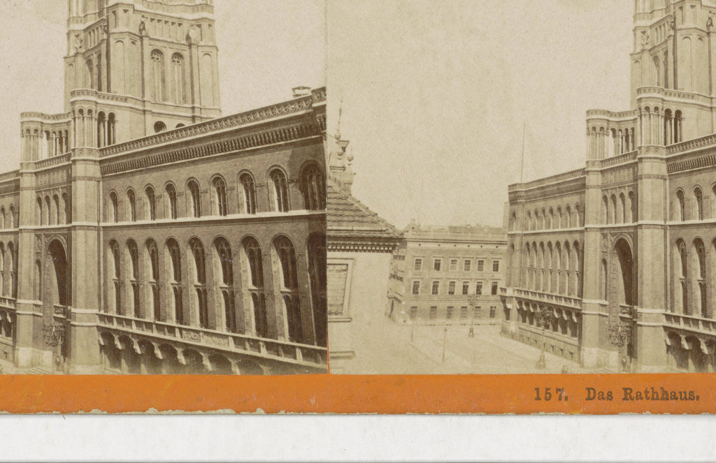 Detail of The Town Hall, Germany by Johann Friedrich Stiehm