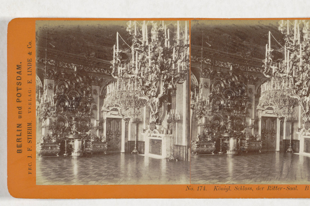 Detail of Konigl. Castle of the Knights Hall Berlin, Germany by Johann Friedrich Stiehm